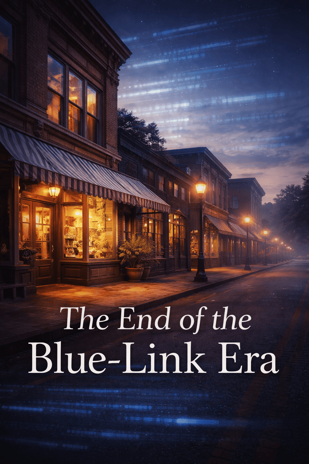The End of the Blue-Link Era