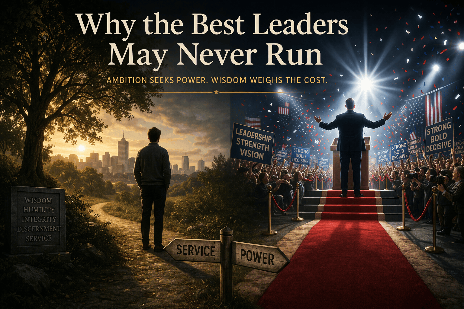 Why the Best Leaders May Never Run